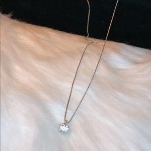 Diamond Stud Necklace